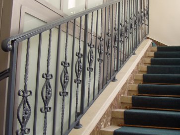 Kovácsoltvas korlát Állami Számvevő Székház