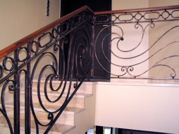 Kovácsoltvas korlát Budapest II.kerület