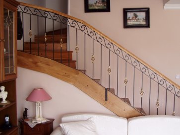 Kovácsoltvas korlát