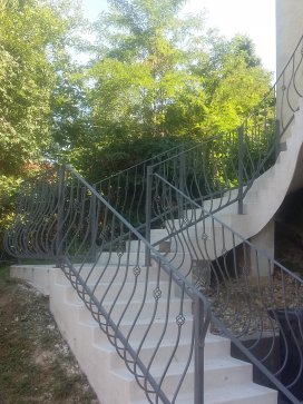 Kovácsoltvas korlát Budapest II.kerület